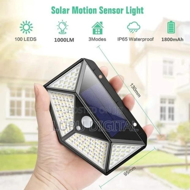 100 LED Solar PIR Motion Sensor Security Lights Available - thumbnail 5