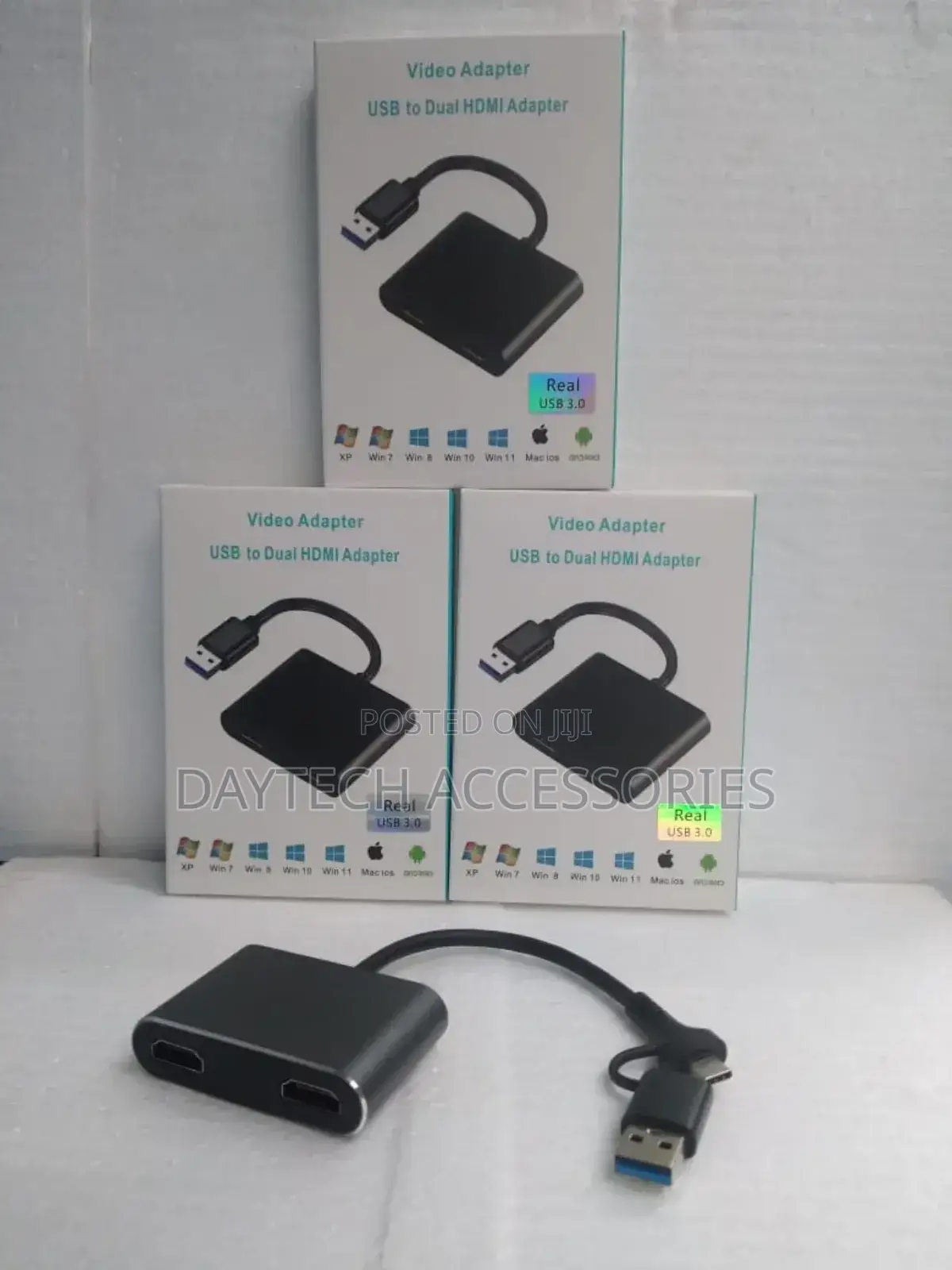 Usb 3.0 to Dual Hdmi Adapter to 2x Hdmi Monitor Converter