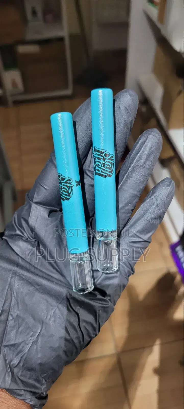 Chillum 4” Glass Smoking Pipe 10 Pieces Per Jar
