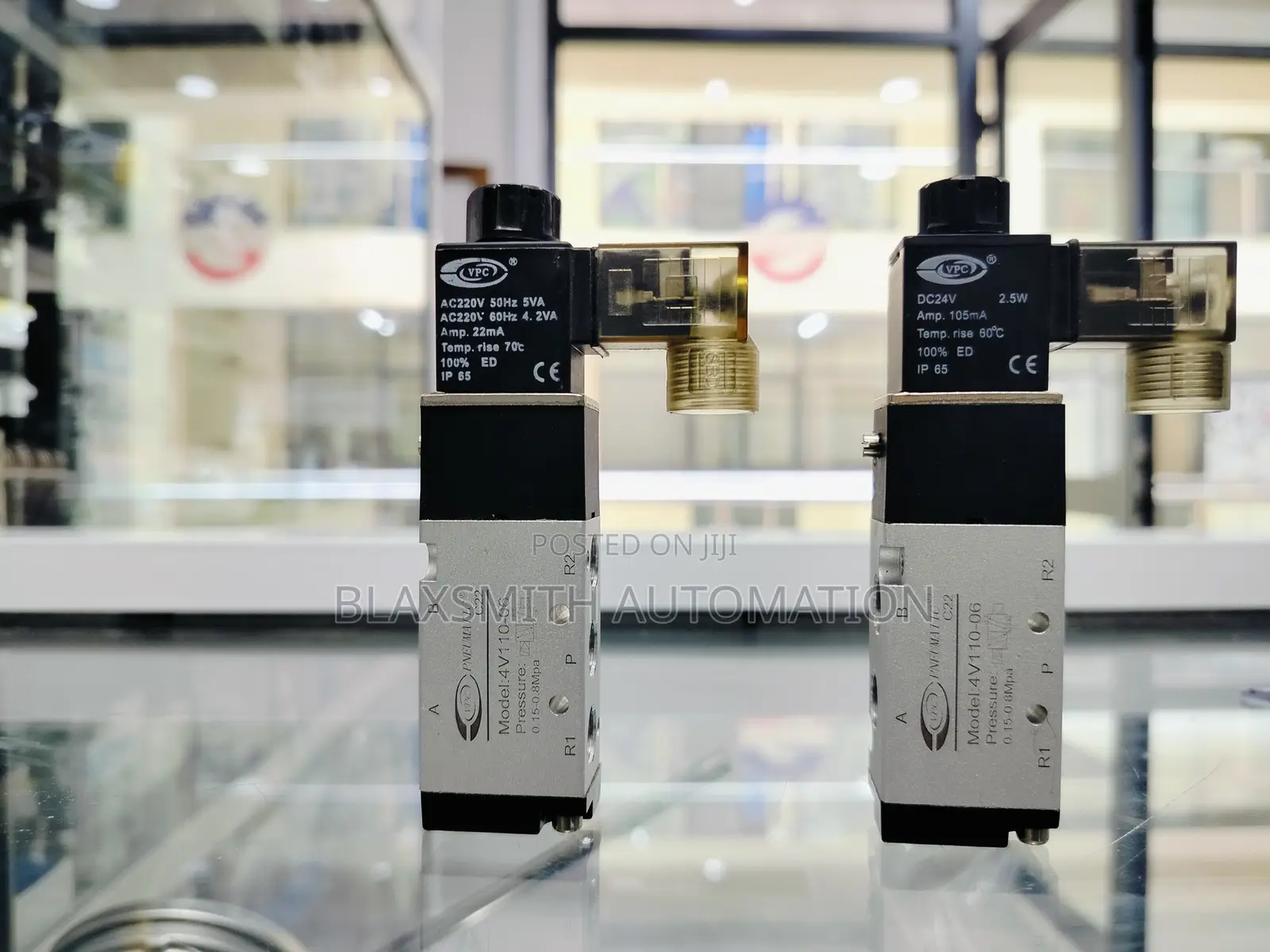 5 Way 2 Position VPC Solenoid Valve 4v110-06 Dc24v Ac220v