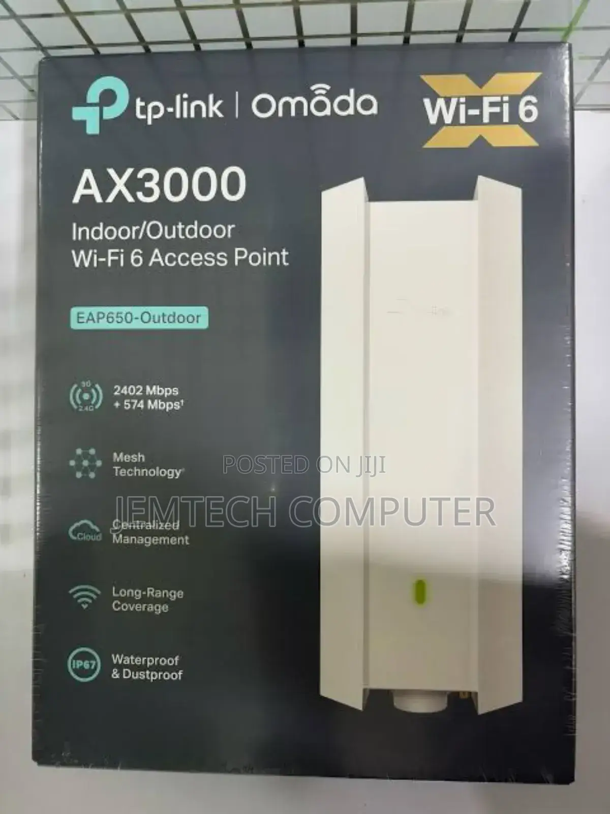 Tp-Link Ax3000 Indoor/Outdoor Wifi 6 - Tl-Eap650-Outdoor