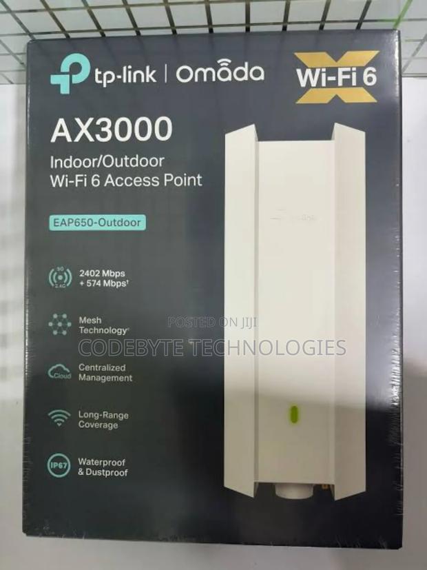 Tp-Link Ax3000 Indoor/Outdoor Wifi 6 - Tl-Eap650-Outdoor