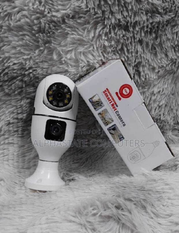 Wifi Smart Dual Lens Bulb Camera 360 V380 Bulb PTZ Camera