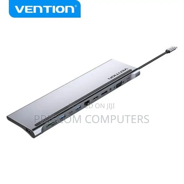 Vention Multi-Function 12-in-1 USB-C Docking Station