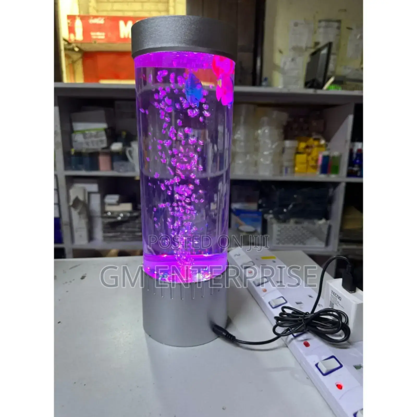 Led Bubble Fish Lamp Decor*2.5l Capacity