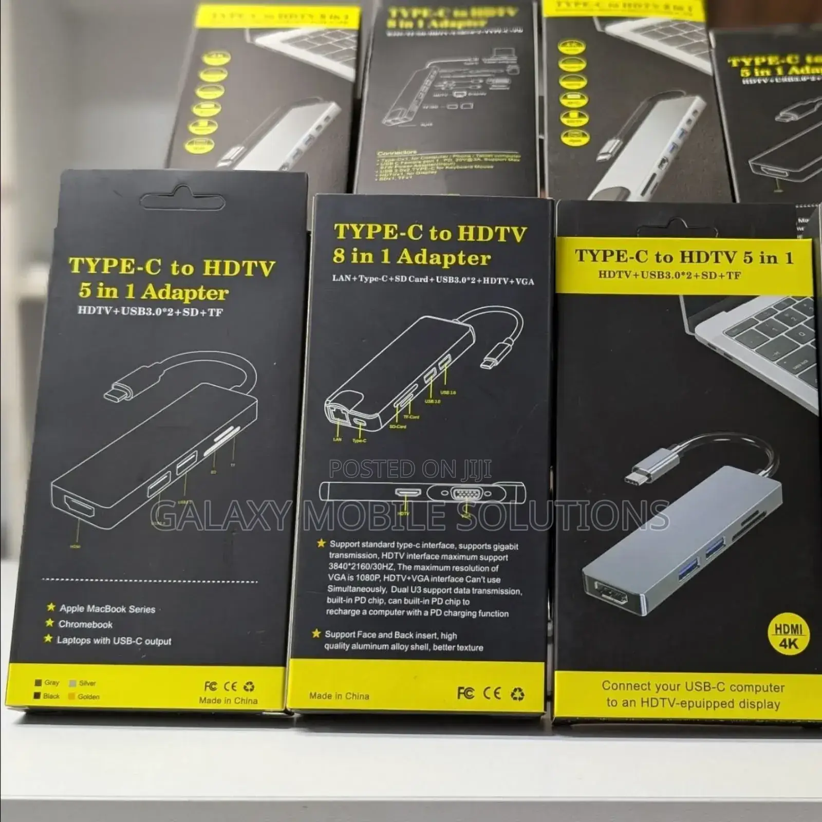 Type C 5 in 1 HDTV Adapter
