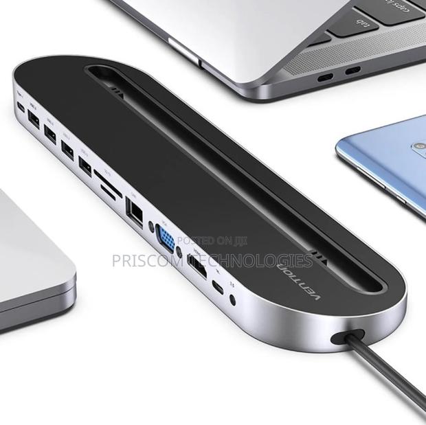 Vention Multi-function 12-in-1 USB-C Docking Station - thumbnail 2