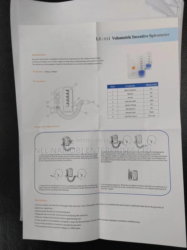 Single Ball Spirometer (MP-AJ03)