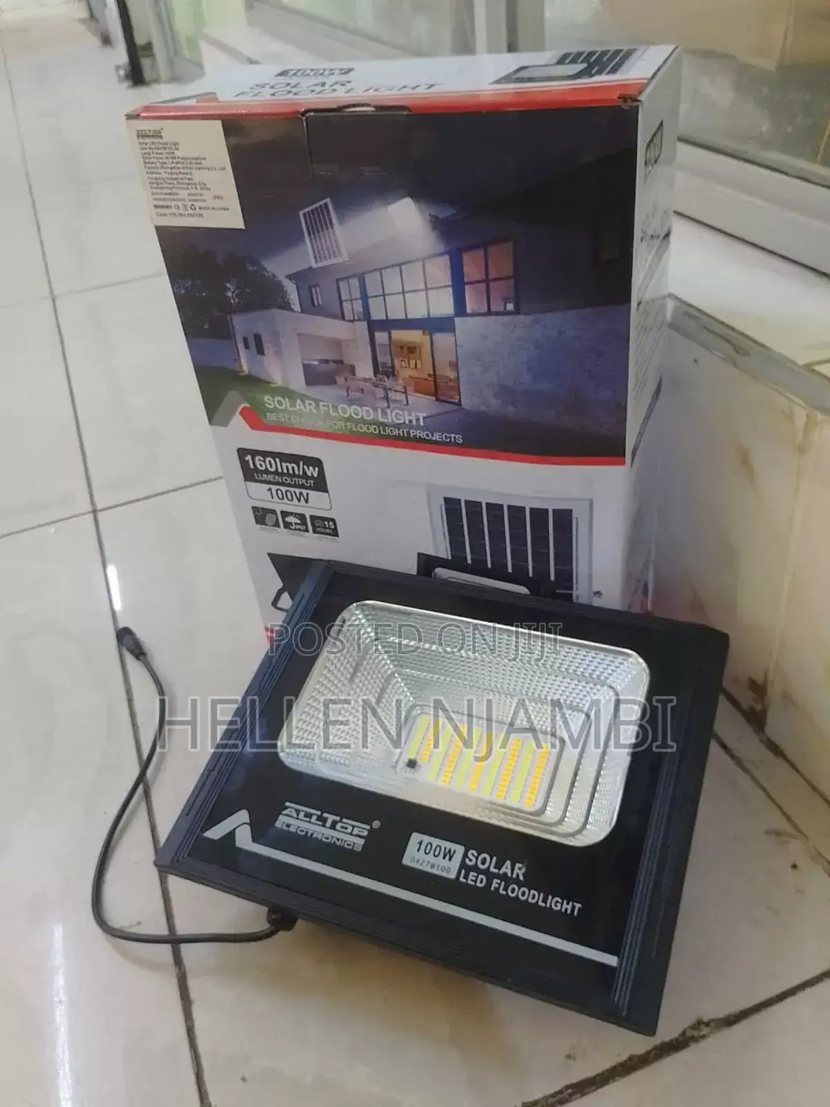Solar Light 160l/W Dusk to Dawn SOLAR FLOODLIGHT