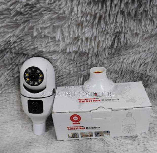 V380 PTZ Bulb >> 360 Degree Dual Lens CCTV Bulb Camera - main view