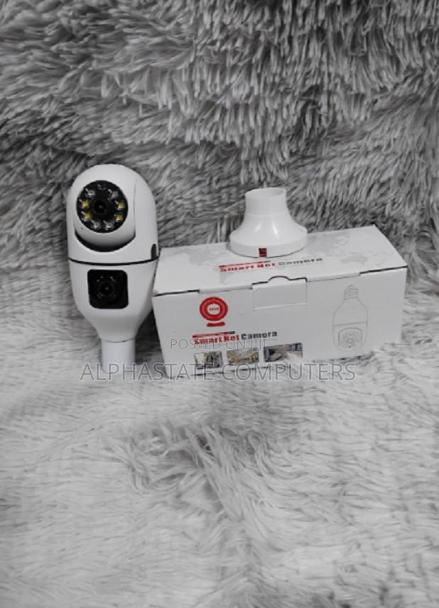 WIFI Bulb Camera Two Way Audio>V380 Dual Lens PTZ Bulb IP