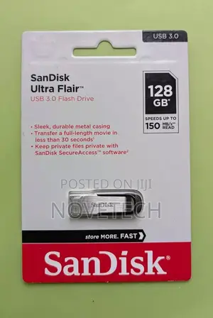Sandisk Ultra Flair USB 128GB 3.0 Flash DISK Drive New.