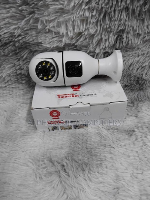 PTZ Bulb IP Night Vision Camera Quality V380 Dual Lens PTZ
