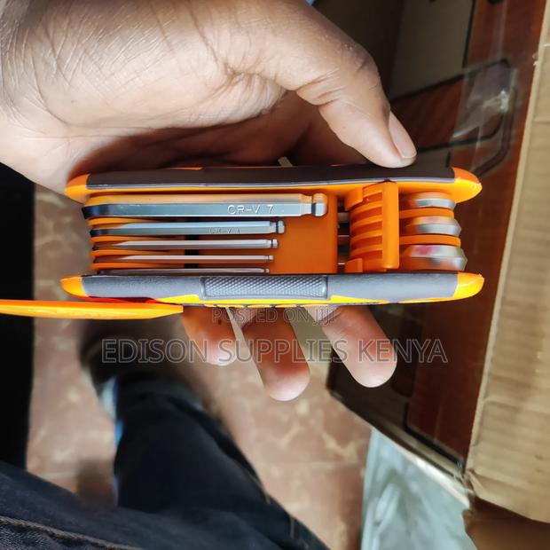 Hex Keys INGCO Folding Ball Point Hex Key Set 8pcs Allen Key - thumbnail 3