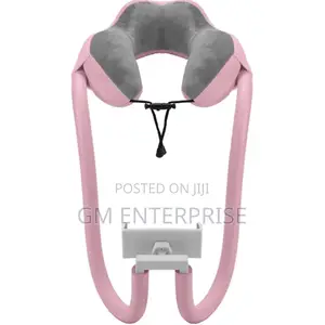 2 in 1 Neck Pillow With Tablet Phone Holder