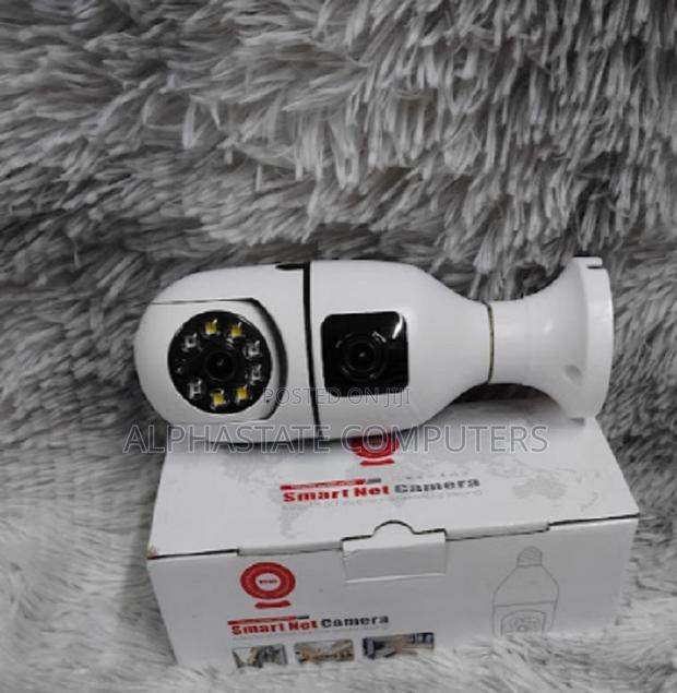 Bulb Light E27 Wireless V380 Dual Lens CCTV Camera Bulb PTZ - main view