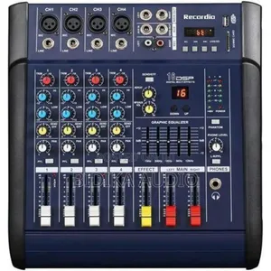 User-Friendly 4-Channel Powered Mixer