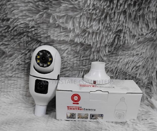 ~^ Dual Lens Camera PTZ Nanny Camera Bulb V380 Bulb