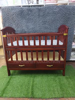 Mahogany Baby Cot / Baby Cot - thumbnail 2