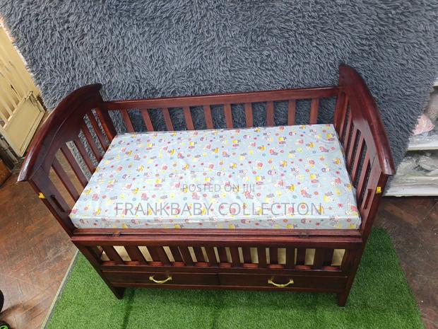 Mahogany Baby Cot / Baby Cot - thumbnail 6