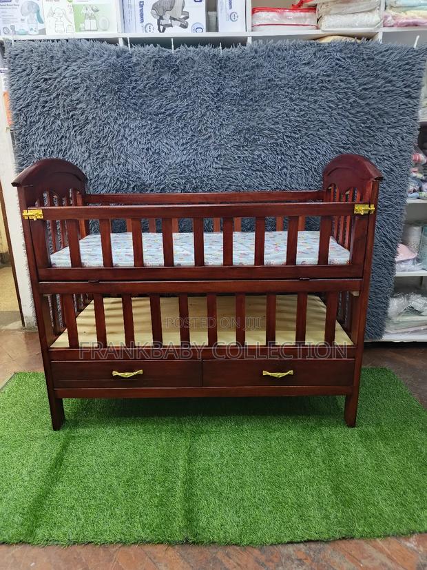 Baby Cot *Brown Baby Cot Alone - thumbnail 6