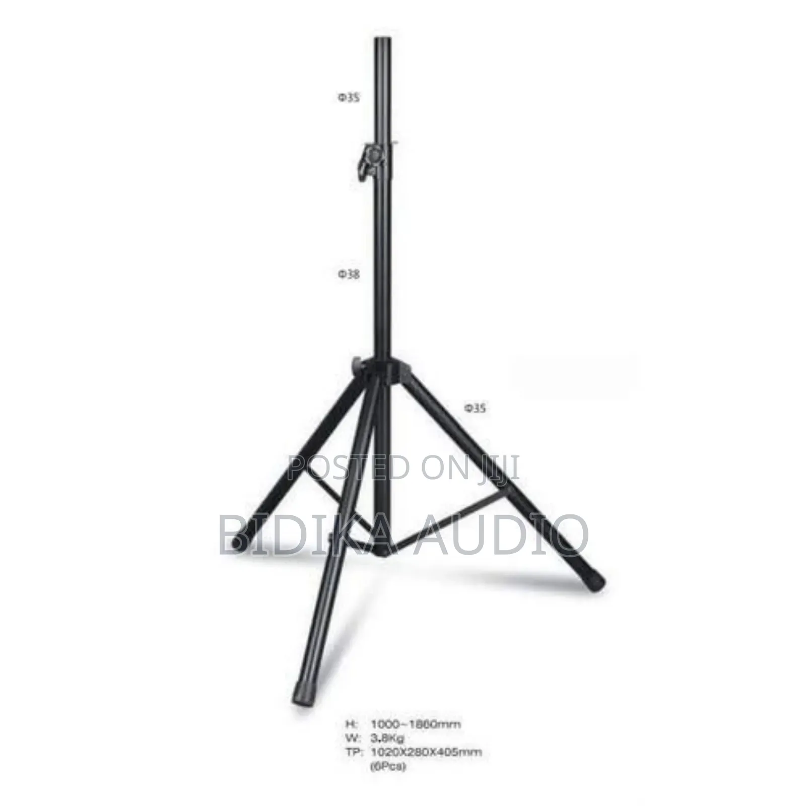 Speaker Stand With Adjustable Base