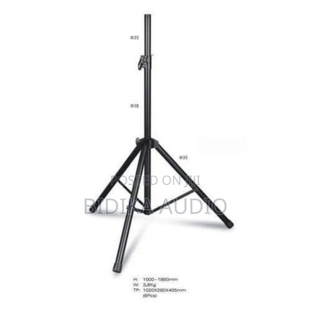 Speaker Stand With Adjustable Base