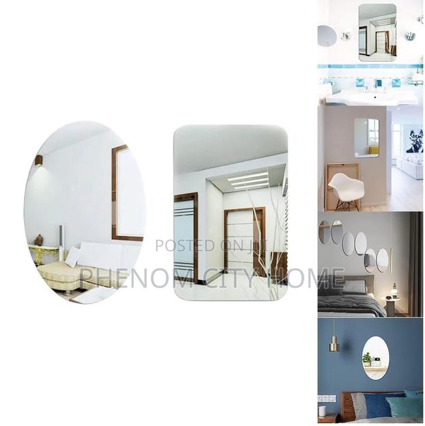40cm by 60cm New Modern Peel and Stick Mirrors Back in Stock