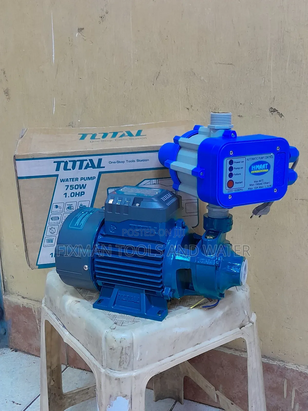 Powerful Total Water Pump 1 HP And Pressure Control 5om