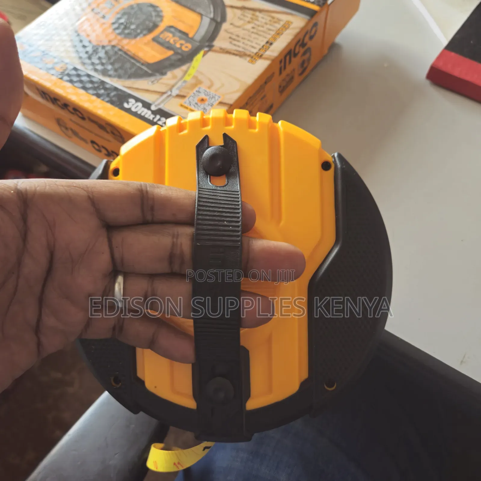 Ingco Fiberglass Measuring Tape 30metres Tape Measure