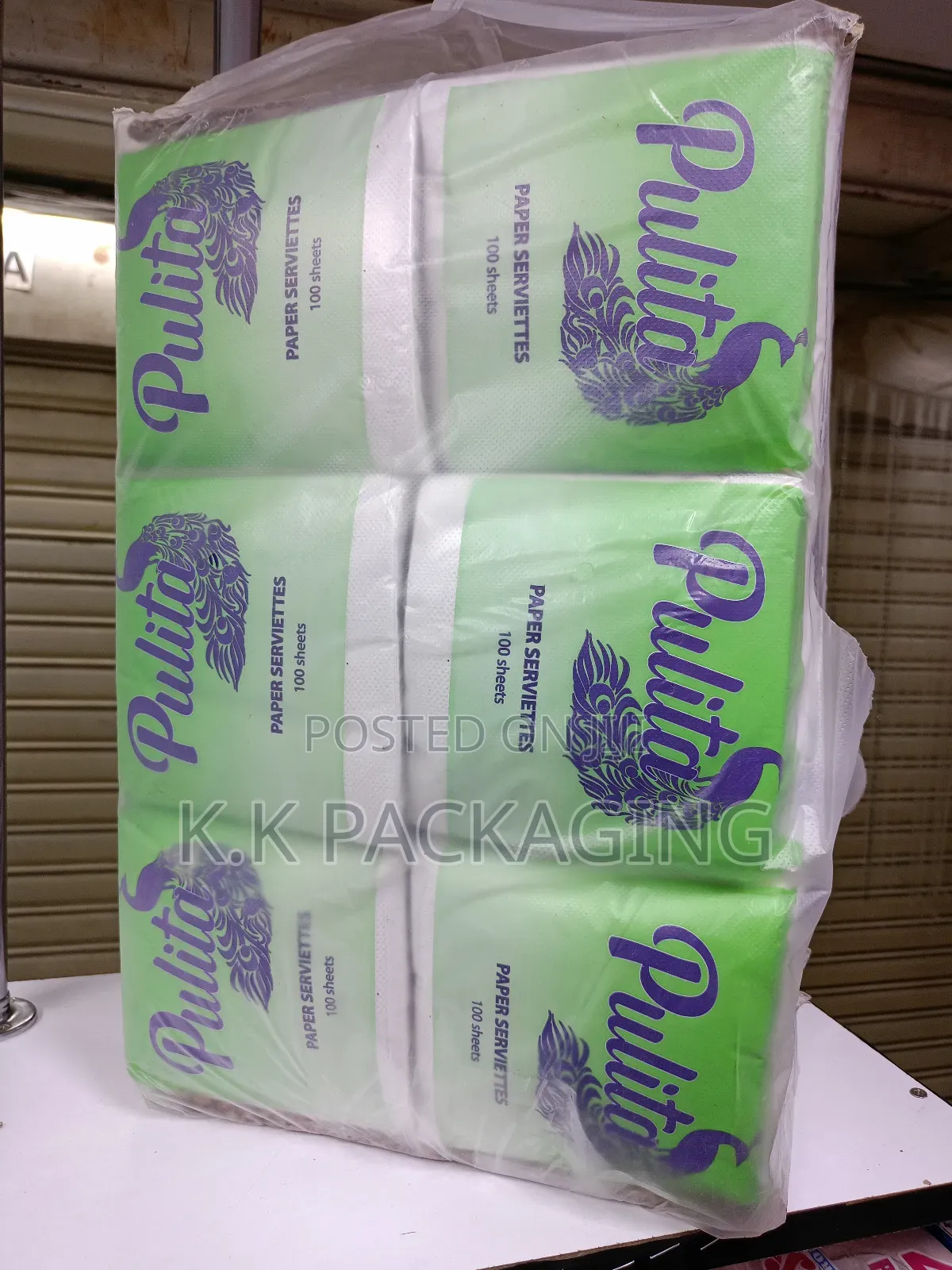 Serviettes 18 Bales X100pcs