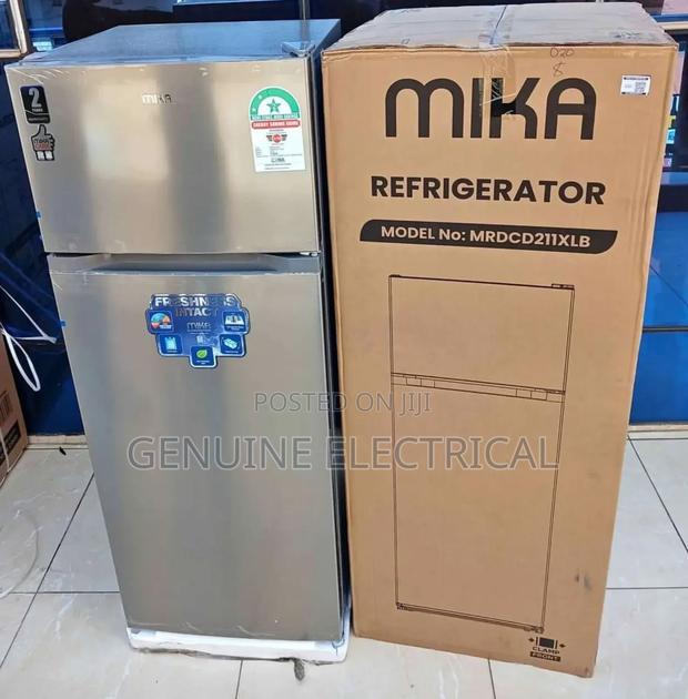 Mika 211LITRES MRDCD211XLB Double Door Fridge