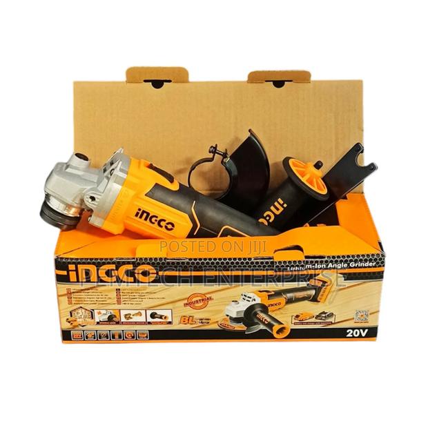 Lithium-Ion Angle Grinder Yellow 20v
