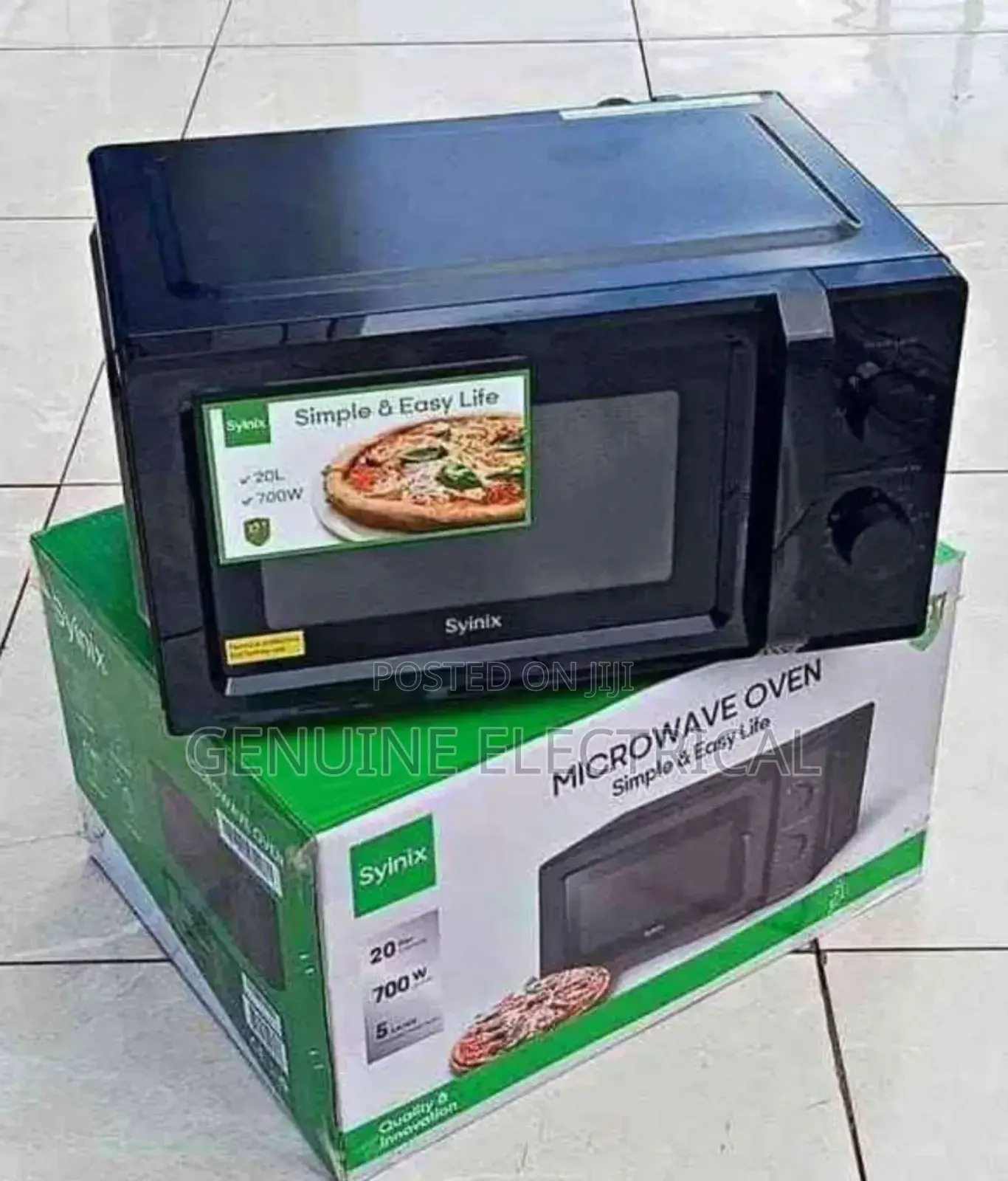 Syinix 700watts Manual Microwave 20L Model MW720-05M