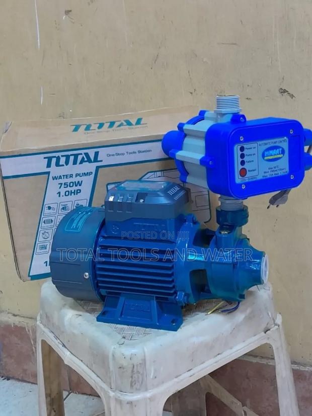 Total Powerful Motor Water Pump 1hp 52m+Pressure Control 10A