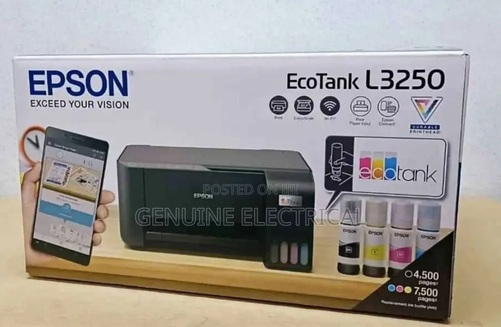 Epson L3250 Inkjet Printer (Print,Scan,Copy)