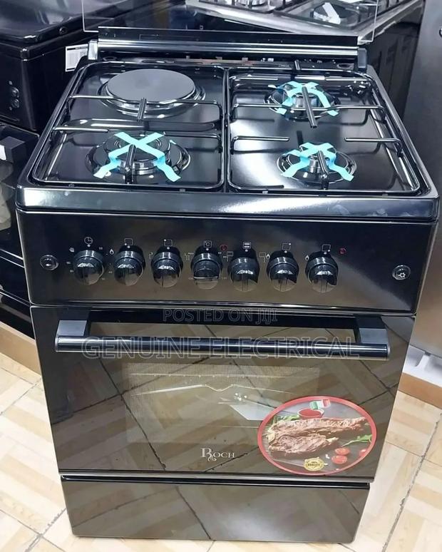 Roch Cooker!3gas 1hot Plate 60*60-Black
