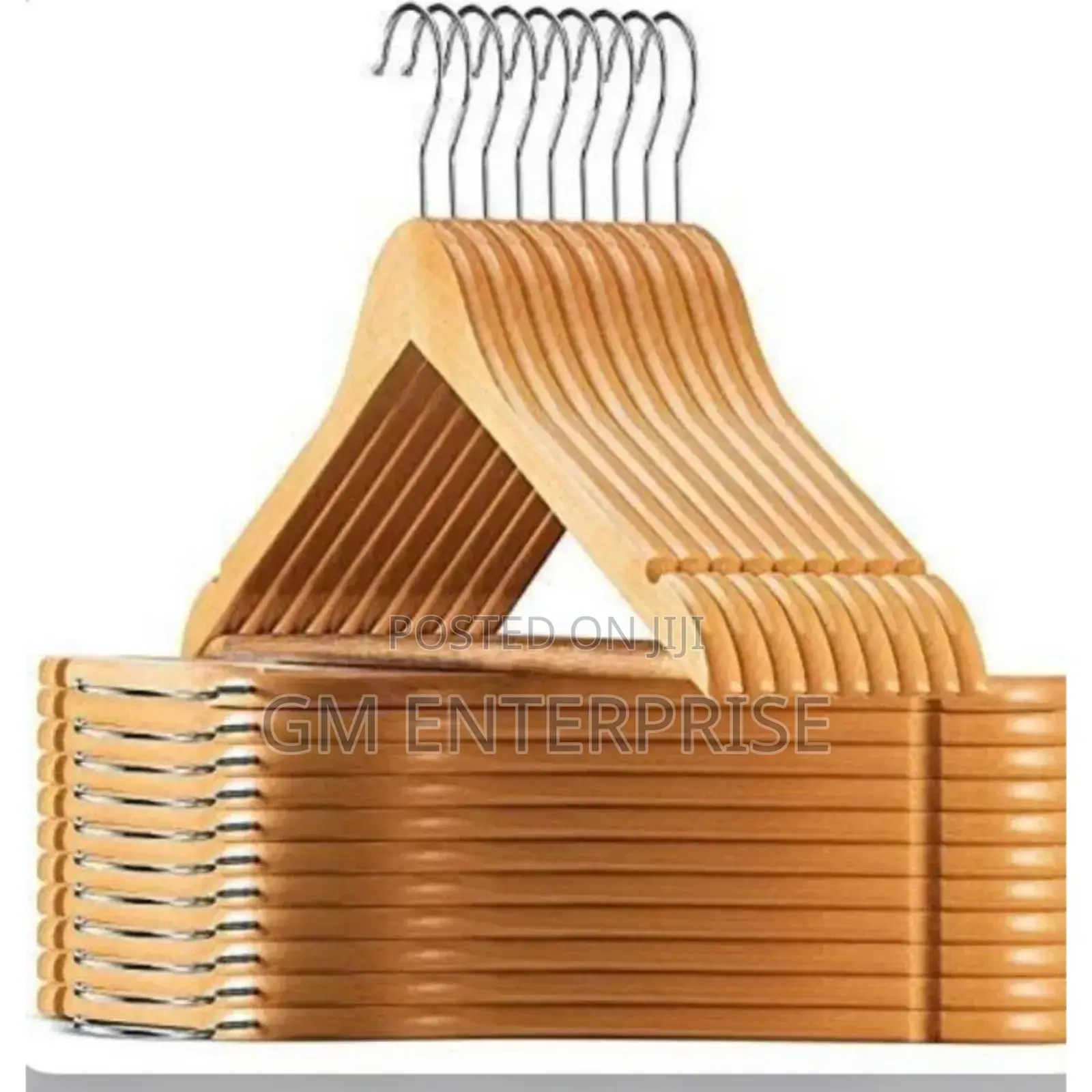 Wooden Clothes Hanger 10 PCS