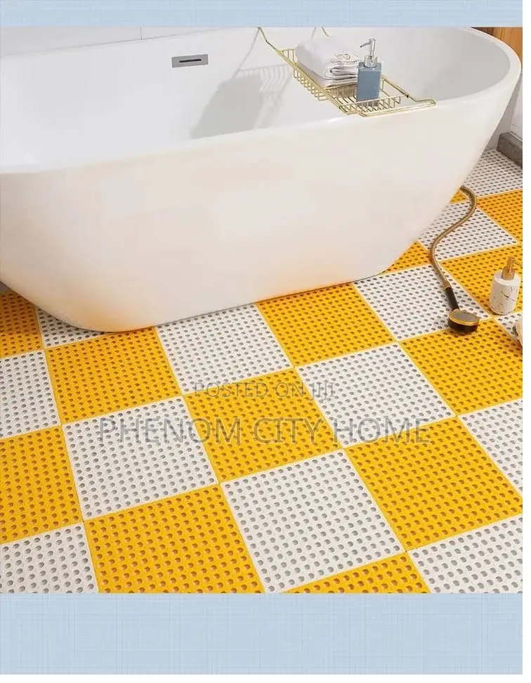 Modern Antislip Interlocking Puzzle Bathroom Mats Pieces