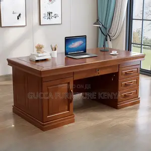 Office Tables:140cm Modern Rectangular Hardwood Office Desk
