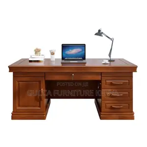 Office Tables:140cm Modern Rectangular Hardwood Office Desk