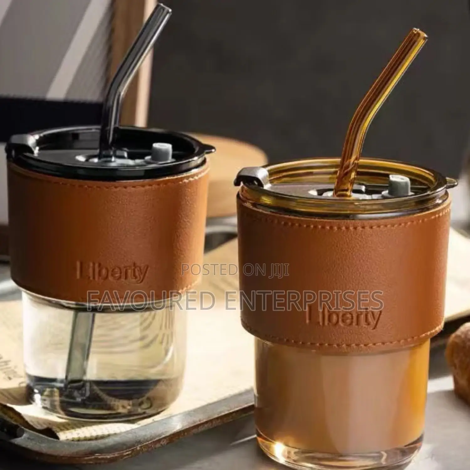 Smoothie Cups With Straw