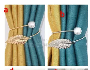 Metallic Buckle Curtain Holder