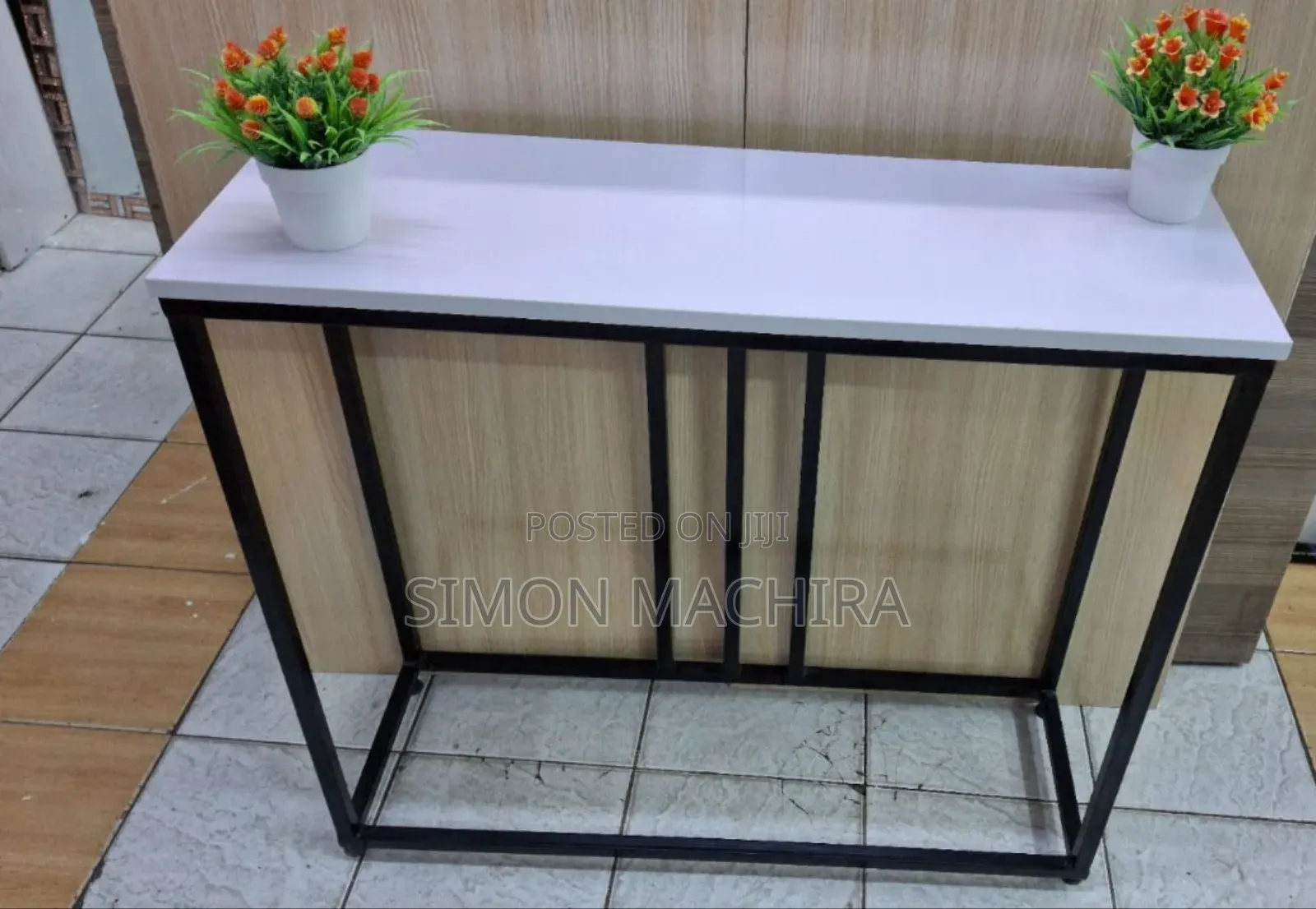 White Console Table. Ally Console Table
