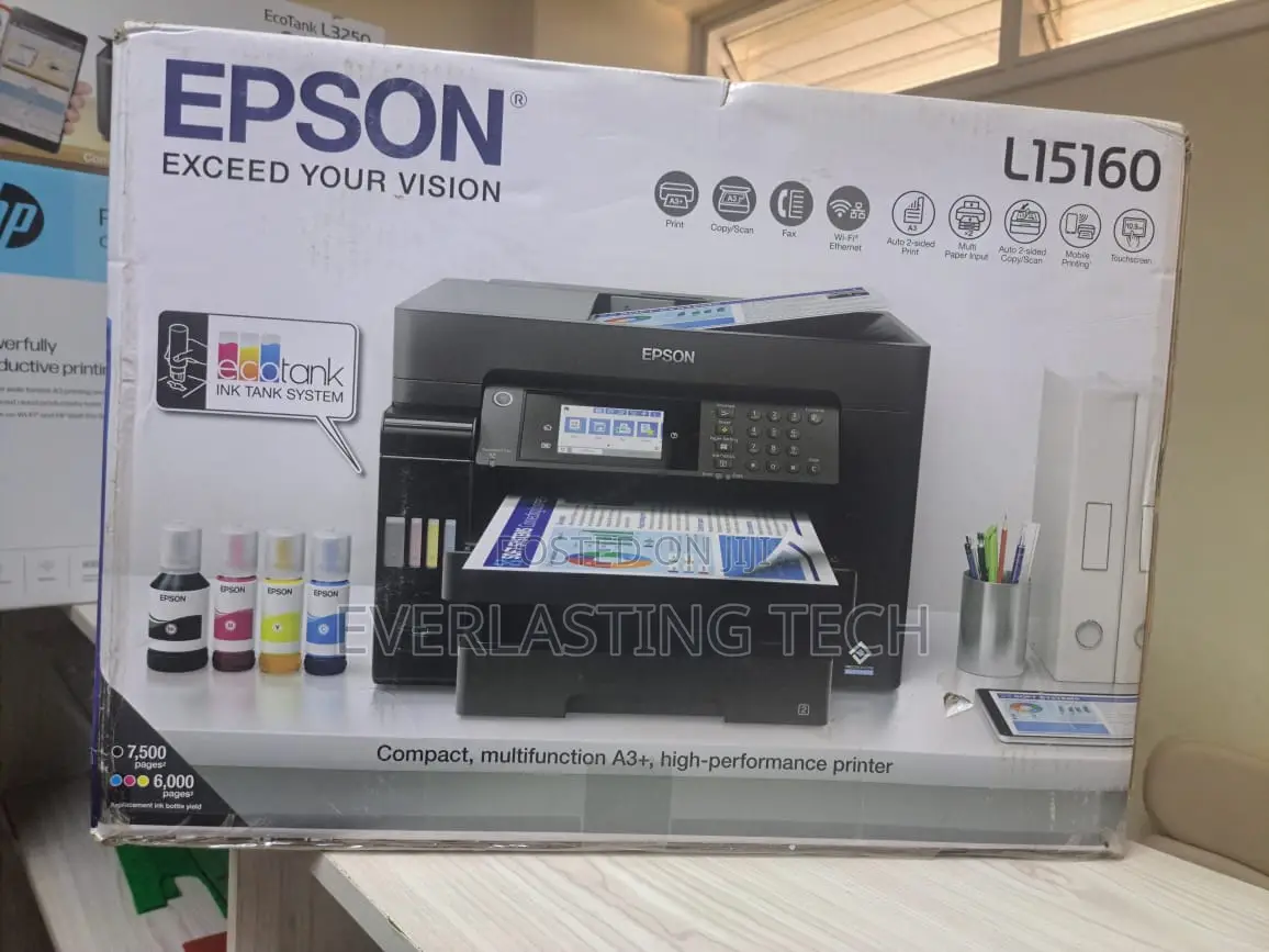 Epson Ecotank L15160 A3 Wi-Fi Duplex All-in-One Printer