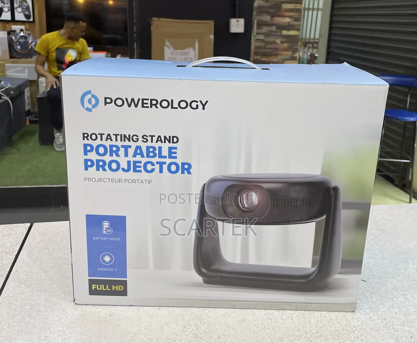 Powerology Portable Projector