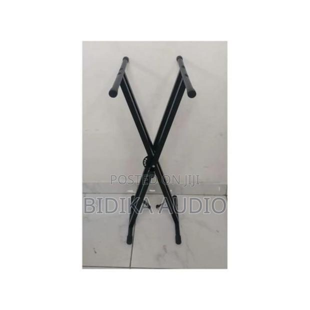 Keyboard Stand Double Metallic Piano With Enlargement