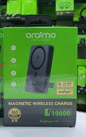 Oraimo Magpower 15 OPB-7102W 10000mah Magnetic Wireless 