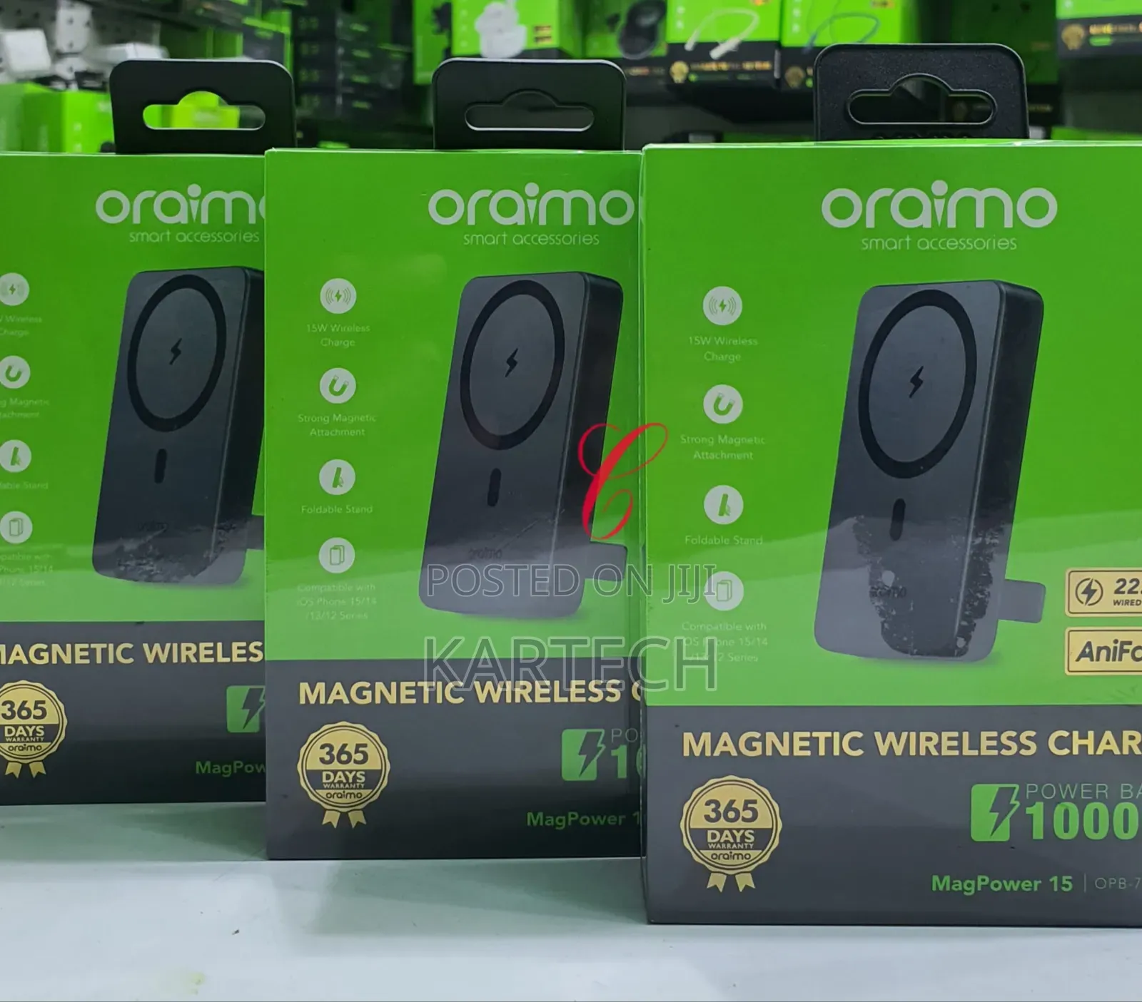 Oraimo Magpower15 10000mah Magnetic Power Bank