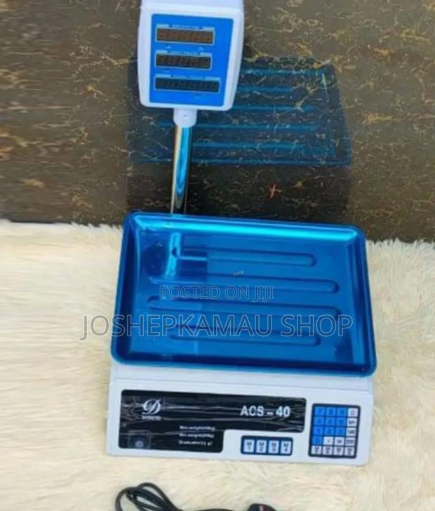 40kg Digital Computing Weighing Scale With Arm WG-40GS - main view